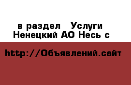  в раздел : Услуги . Ненецкий АО,Несь с.